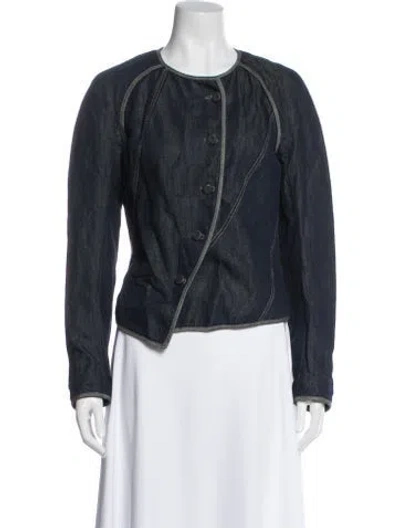 Pre-owned Nina Ricci Denim Jacket In Blue