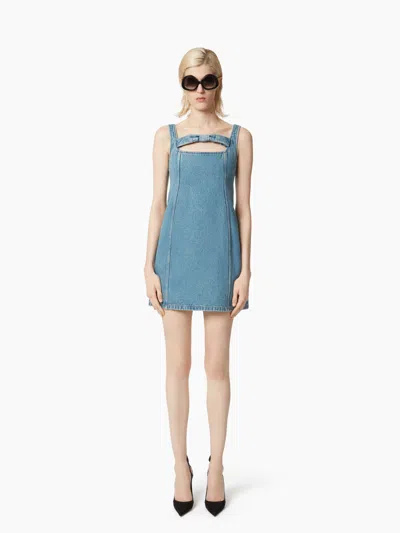 NINA RICCI DENIM MINI DRESS