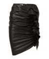 Nina Ricci Midi Skirt With Drape In Black