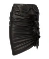 Nina Ricci Midi Skirt With Drape In Black