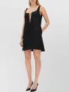 Nina Ricci Embellished Square Neckline Mini Length Dress