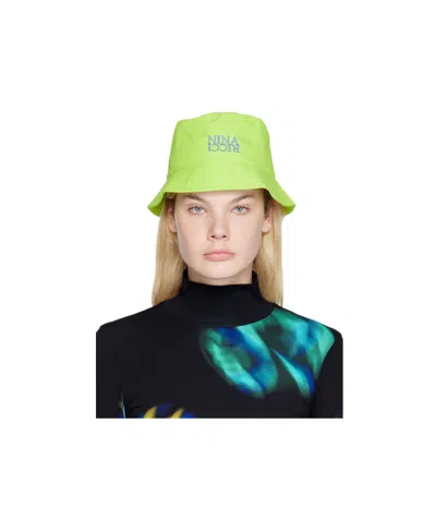 Nina Ricci Embroidered-logo Bucket Hat In Black