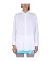 Nina Ricci Relaxed Fit White Button Closure Shirt In White