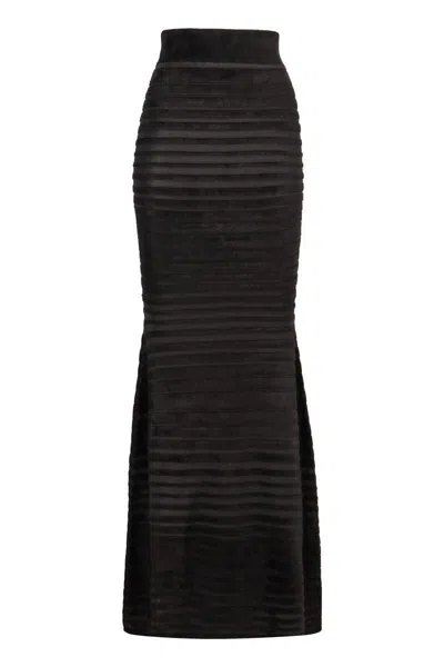 Nina Ricci Flared Knit Skirt