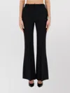 Nina Ricci Flared Leg Trousers Belt Loops In Black