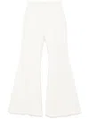 Nina Ricci Flared Trousers In Neutrals