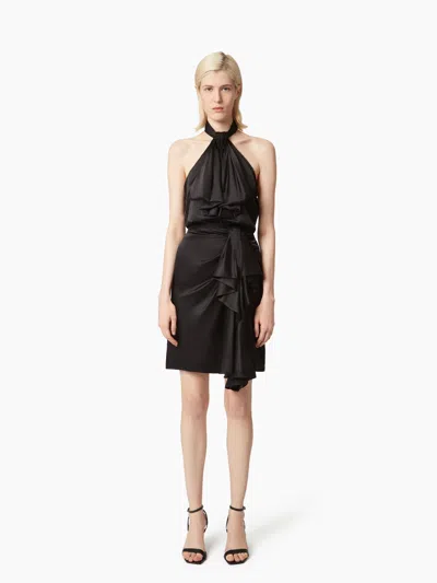 Nina Ricci Flowing Top With Bow In Black