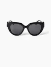 Nina Ricci Full Moon Butterfly Sunglasses Tu In Black