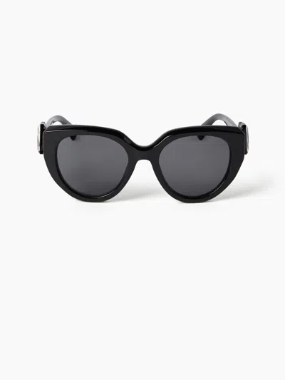 Nina Ricci Full Moon Butterfly Sunglasses Tu In Black