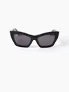 Nina Ricci Full Moon Cat-eye Sunglasses Tu In Black