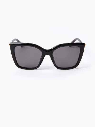 Nina Ricci Full Moon Geometrical Sunglasses Tu In Black