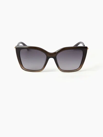 Nina Ricci Full Moon Geometrical Sunglasses Tu In Black