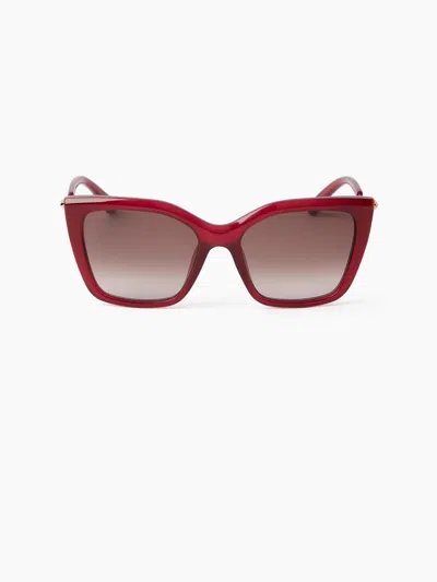 Nina Ricci Full Moon Geometrical Sunglasses Tu In Brown