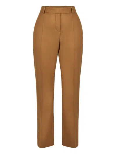 Nina Ricci Hose Aus Gabardine In Brown