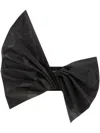 Nina Ricci Twisted Polka Dots Top In Black