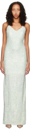 Nina Ricci Sequin-embellished Dress In Gray