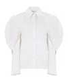 Nina Ricci Woman Shirt Black Size 6 Cotton