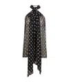 Nina Ricci Halterneck Polka-dot Top In Black