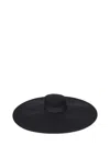Nina Ricci Wide Brim Black Wool Felt Large Capeline