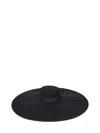 Nina Ricci Wide Brim Black Wool Felt Large Capeline