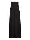 Nina Ricci Flared High Waist Trousers In Black