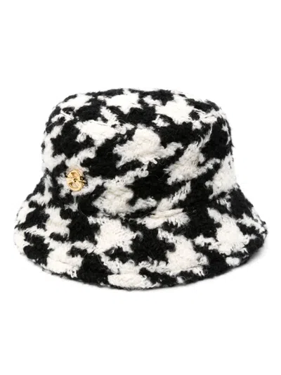 NINA RICCI HOUNDSTOOTH BUCKET HAT