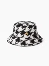 Nina Ricci Houndstooth Bucket Hat Tu