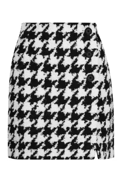 NINA RICCI HOUNDSTOOTH MINI SKIRT