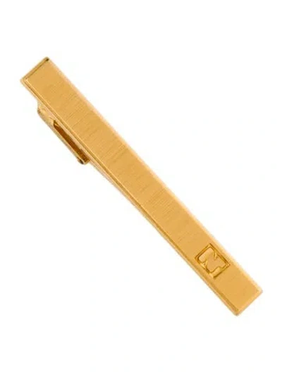 Pre-owned Nina Ricci Initial Tie Clip In Multi