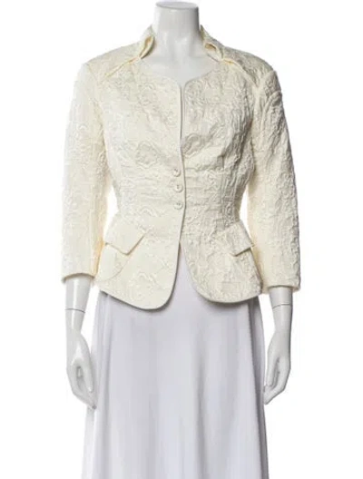 Pre-owned Nina Ricci Jacket In White