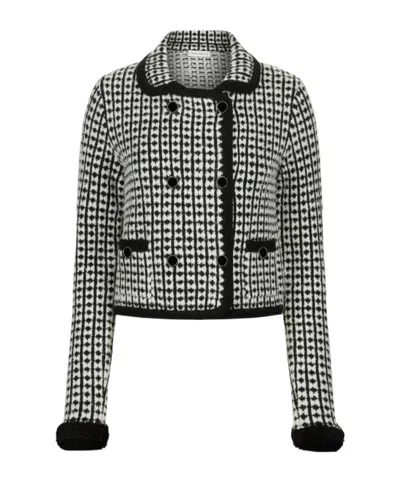 NINA RICCI JACQUARD CARDIGAN