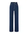 Nina Ricci Jeans With Belt Loops In Blue