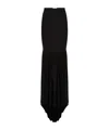 Nina Ricci Jersey Maxi Skirt In Black