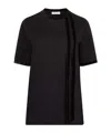 Nina Ricci T-shirt With Ribbon And Bow In Black