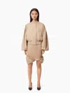 Nina Ricci Balloon Sleeves Bomber Jacket
