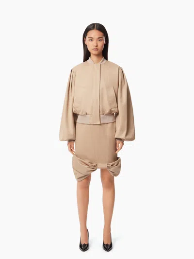NINA RICCI JUPE MIDI À PÉPLUM NAUD