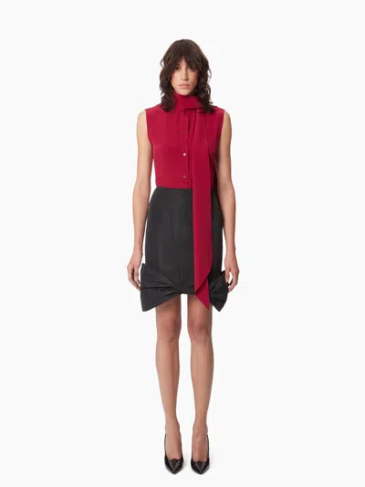 Nina Ricci Jupe Midi À Péplum Naud In Black