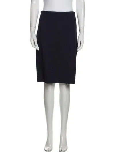 Pre-owned Nina Ricci Knee-length Skirt In Black