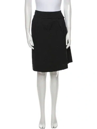 Pre-owned Nina Ricci Knee-length Skirt In Black