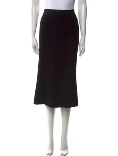 Pre-owned Nina Ricci Knee-length Skirt In Black