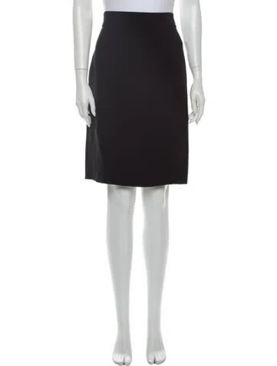 Pre-owned Nina Ricci Knee-length Skirt In Black