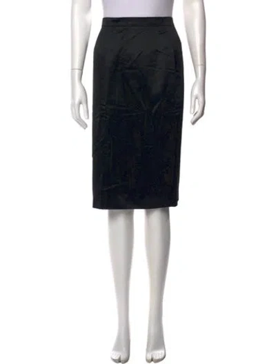 Pre-owned Nina Ricci Knee-length Skirt In Black