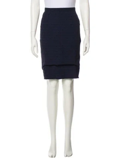 Pre-owned Nina Ricci Knee-length Skirt In Black