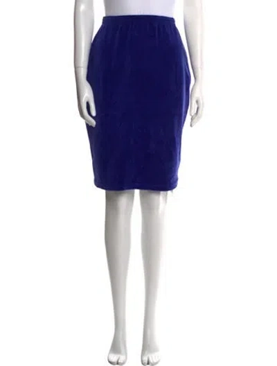 Pre-owned Nina Ricci Knee-length Skirt In Blue