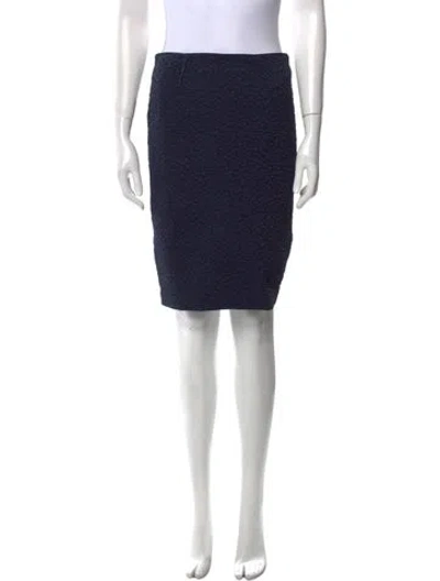 Pre-owned Nina Ricci Knee-length Skirt In Blue
