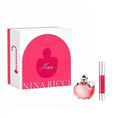 Nina Ricci Ladies Les Belles De Nina Gift Set Fragrances 3137370355014 In Ink / Pink