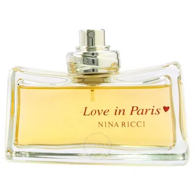 Nina Ricci Ladies Love In Paris Edp Spray 1.7 oz (tester) Fragrances 878449545552 In Brown