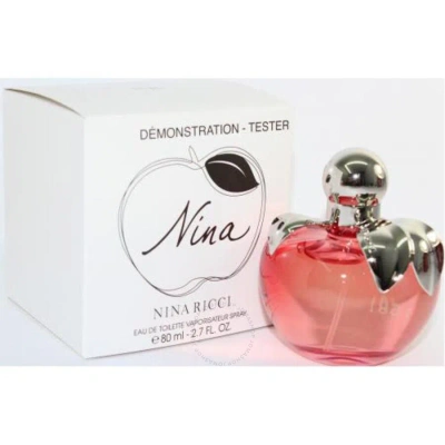 Nina Ricci Ladies Nina Edt Spray 2.7 oz (tester) Fragrances 3137370181132 In Red   / Apple / White