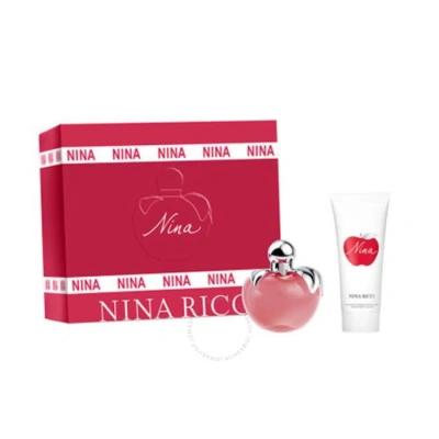 Nina Ricci Ladies Nina Gift Set Fragrances 3137370359845 In Red   / Apple / White