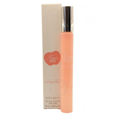 Nina Ricci Ladies Nina Rose Edt Rollerball 0.34 oz Fragrances 3137370352181 In Orange / Rose